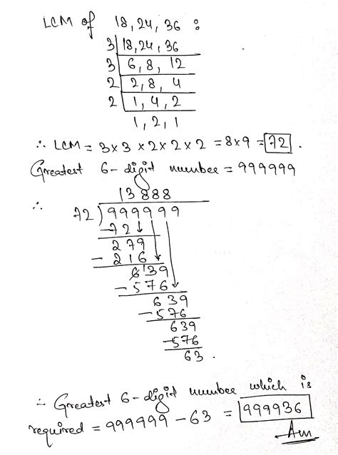 find the sum of largest 6 digit number|SOLVED: Find the sum of the largest six.